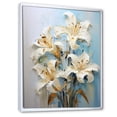 thumbnail image 2 of Designart "Dreamy Garden Of Lilies IV" Lilies Floater Framed Canvas Wall Art, 2 of 5