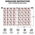 thumbnail image 2 of Blackout Kids Curtains,Red Christmas Car and Flower Pattern Childrens Insulated Curtains Set Of 2,Bedroom Essentials,Toddler Room Decor 42"x54", 2 of 5
