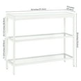 thumbnail image 7 of Evelyn&Zoe Alexis 36" Wide Rectangular Console Table, White, 7 of 7