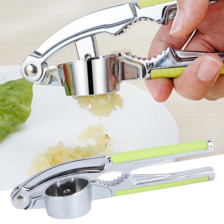 Aoibox 8.4 oz. Garlic Mincer Tool with Sturdy Design Extracts More Garlic Paste, Soft and Easy to Squeeze, Fire Red