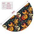 thumbnail image 3 of Lsque Halloween Skull Print Christmas Tree Skirt, Tree Skirt with Ties or Velcro, Perfect for Holiday Decorations, Halloween, and New Year-30", 3 of 7