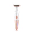thumbnail image 1 of Depiladora sin dolor para mujer Gominyuf Afeitadora eléctrica para mujer con cabezal cortador mejorado profesional para afeitarse el brazo, bikini, pierna, axila, pelo, funciona con pilas (rosa), 1 of 5