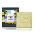 thumbnail image 1 of Jabón en barra de triple molienda Maple & Lather con manteca de karité, aroma a verbena de limón, humectante exfoliante de larga duración, de origen sostenible, 209 g, elaborado en Provenza, Francia, 1 of 5