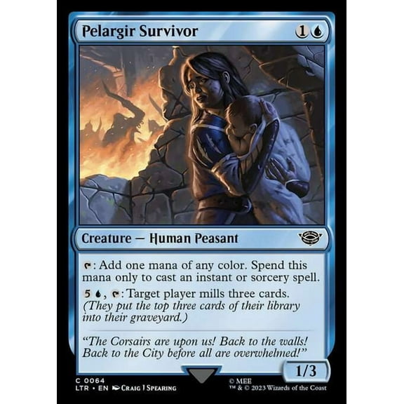 MtG Tales of Middle-Earth Common Pelargir Survivor #64