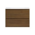 thumbnail image 6 of Liberte 30" Wall-Mounted Bathroom Vanity in Brown Oak with Sink Top, 6 of 10