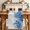 Blue, variant on Nautical Coastal Table Runner 36 Inches, Summer Ocean Coral Starfish Conch Blue Bed Runner Dresser Scarves Tabletop for Indoor Outdoor Parties/Ceremony/Banquet, 13"x 36"