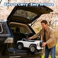 thumbnail image 3 of Push Car for Toddlers 1–3, Ford Bronco Ride On Toy with Steering Wheel, Music, Horn & Engine Sounds, Under Seat Storage, Silent Wheels, Easy Push Ride On Car for Boys & Girls, 3 of 9