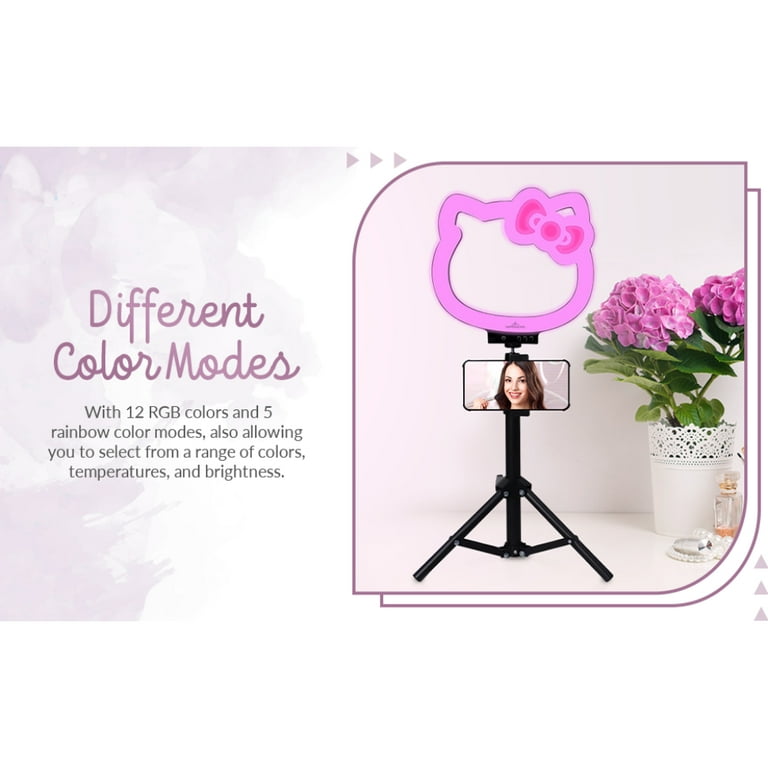 Impressions Vanity Hello Kitty 10 inch RGB Compact Desk Lamp Set