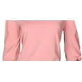 thumbnail image 3 of Lauren Ralph Lauren Womens Twist Sleeve Wide Neck T-Shirt, 3 of 3
