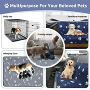 KUTGY 2 Pack Washable Pee Pads for Dogs,18x24Reusable Puppy Pee Pads