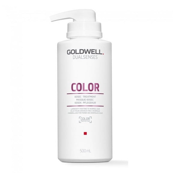 16.9 oz , Goldwell Dualsenses Color 60Sec Treatment , Hair Beauty Product - Pack of 1 w/ Sleek Pin Comb
