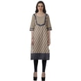 thumbnail image 2 of Moomaya Kurti Droite de Designer pour Femmes Tunique Indienne Imprimée Haut Long Kurta, 2 of 6