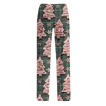 thumbnail image 4 of Women's Casual Fashion Christmas Pajama Pants, Long Sleepwear Trousers for Sports and Home Use, Comfortable and Soft Material for Nightwear and Lounging,Army Green,2XL, 4 of 6
