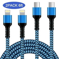 AILKIN Compatible with iPhone Charger Fast Charging 6ft Cords 2pack Compatible with iPhone 14/13/12/11/10,Blue