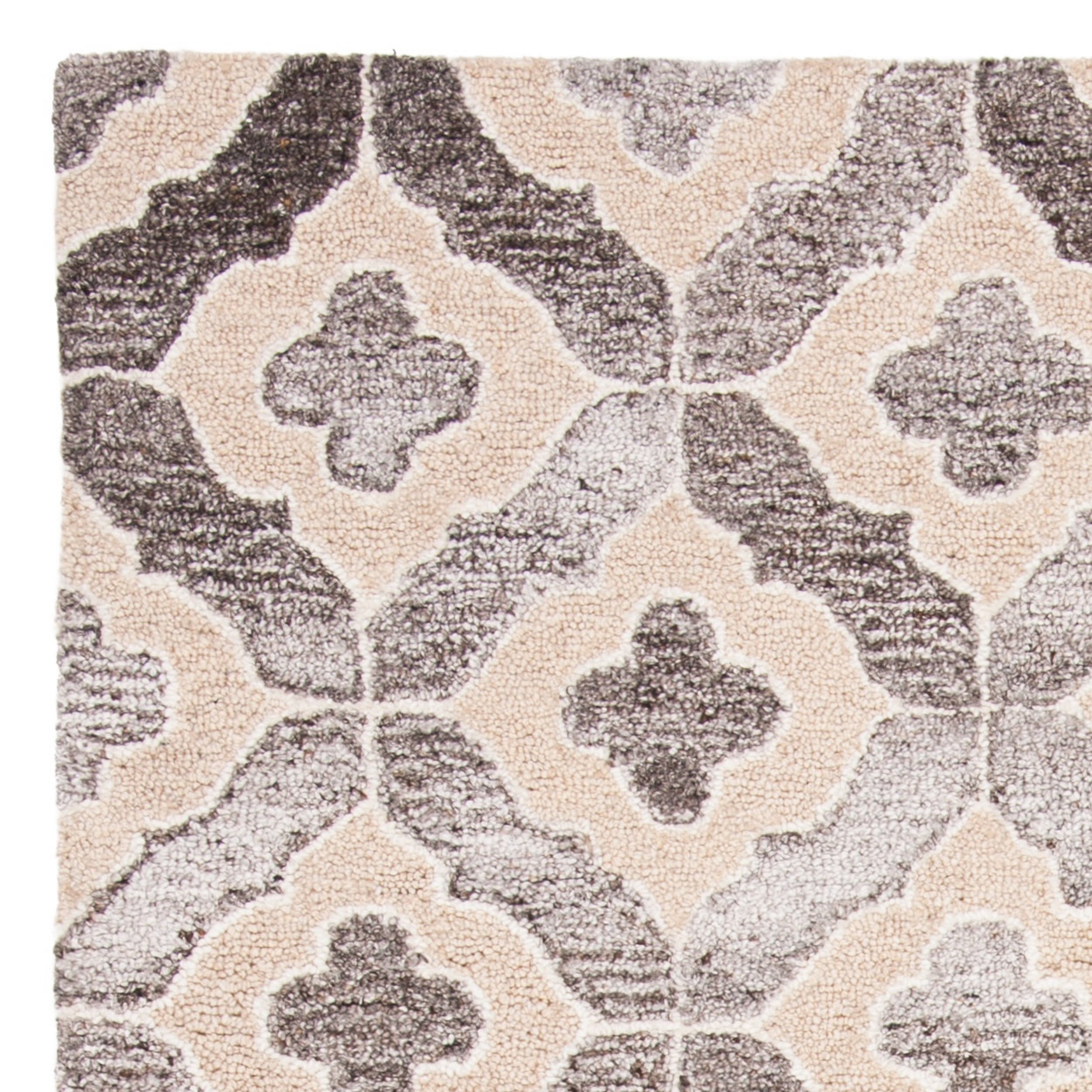 SAFAVIEH Abstract Harlow Trellis Area Rug, Beige/Grey, 4' x 6'
