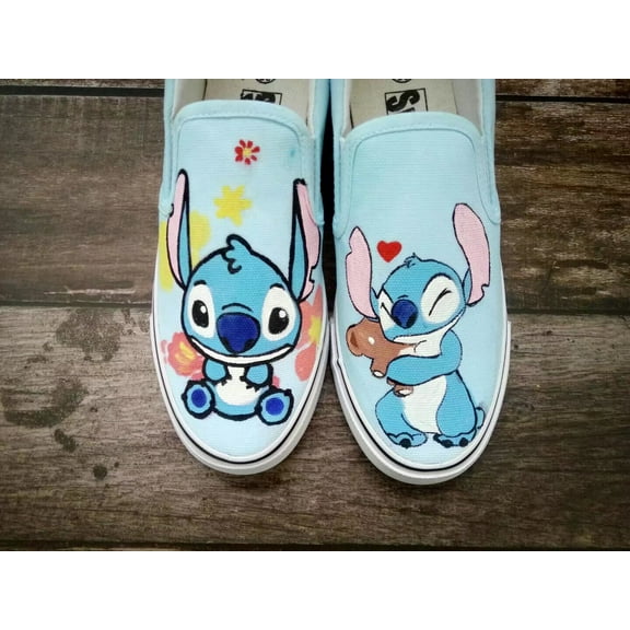 Adult All-match Skaboard Shoes DIY Hand-drawn Cartoon Sneakers Casual Walking Shoes Fashionable Dance Training Shoes