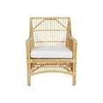 thumbnail image 1 of Maui Chair with Cream Cushion and Natural Washed Rattan Frame, 1 of 5