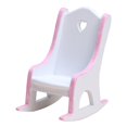 thumbnail image 4 of DIY en Miniatura Modelo Sillas Mecedora Muebles Decoración Sillas de Madera para Decoración D rosado Hugo Miniatura, 4 of 10