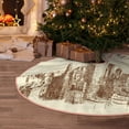 thumbnail image 5 of Disketp New York Christmas Tree Skirt, Christmas Tree Decorations, Christmas Decor, Tree Mat Decoration(30-48IN)-48", 5 of 6