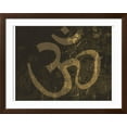 thumbnail image 2 of Art.com Om Grunge Symbol Art Print by pashabo, Brown Frame Wall Art, 40" x 32", 2 of 5
