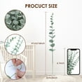 thumbnail image 3 of Fake Plants Promotion Sale! Nomeni 20 Pcs Artificial Leaves Stems Faux Greenery Decor Branches Real for Floral Arrangement Vase Wedding Bouquets Centerpiece, Home Decor Clearance Sale Green, 3 of 9