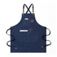 thumbnail image 2 of Delantal de lienzo TRABAJO ESPLEADO Delantales Desgaste delantales Cubiertas Cómodo Ropa de trabajo Cubierta Accesorio Accesorio Casas Casas Vestido con bolsillos Azul kenally HA011664-02, 2 of 6