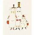 thumbnail image 2 of DiPaolo, Dan 12x14 Black Ornate Wood Framed with Double Matting Museum Art Print Titled - Family, 2 of 4