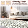 thumbnail image 2 of ODIKA 3'x5' Machine Washable Non-Slip Area Rug, Seascape Pebble Mosaic High Traffic Rug, Beige, 281684, 2 of 7
