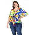 thumbnail image 1 of Blusa Con Moño Roman Fashion Tallas Extras 1832 Multicolor 36, 1 of 7