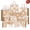12pcs Brown, variant on Ayieyill 12pcs Christmas Themed Gift Bags with Tissue Paper, 3 Assorted Sizes Christmas Bags for Gifts, Christmas Kraft Gift Bags Bulk with Handles