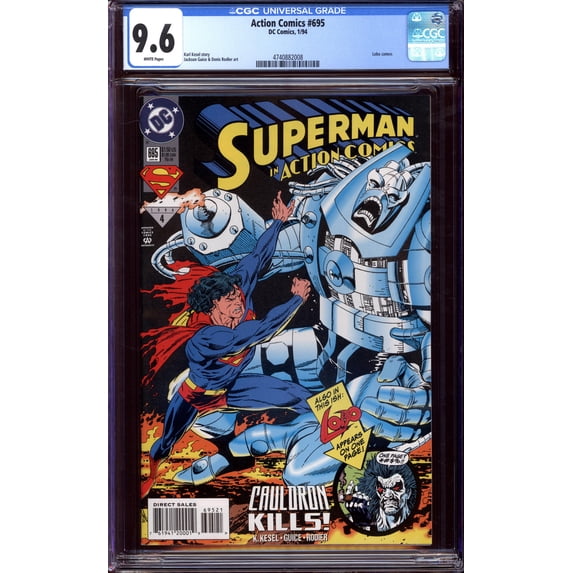 Action Comics #695 - CGC 9.6 Comic Book