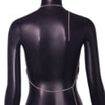 thumbnail image 5 of Laqbezok Women's Backless Sequin Halter Top, Handkerchief Hem Metallic Cami, Sexy Party Rave Night Out Outfit, 5 of 5