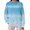 Blue, variant on Spring and Autumn and Attractive Plant Print Casual and Comfortable Women's Blouse Fall Essentials Clothes