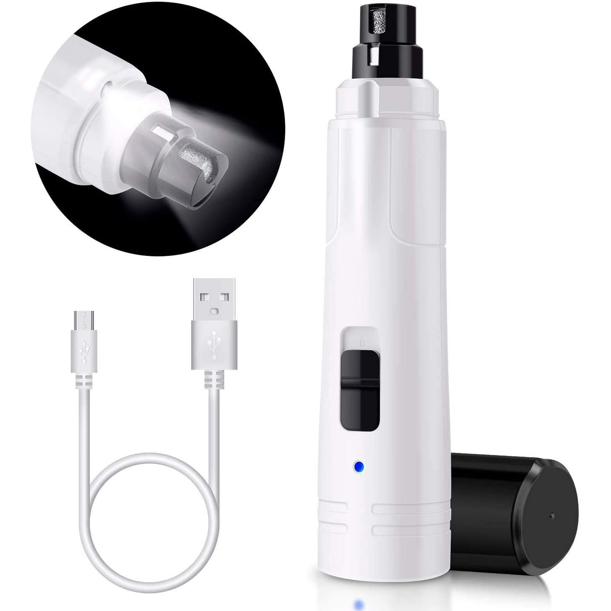 Dog nail grinder with light hotsell