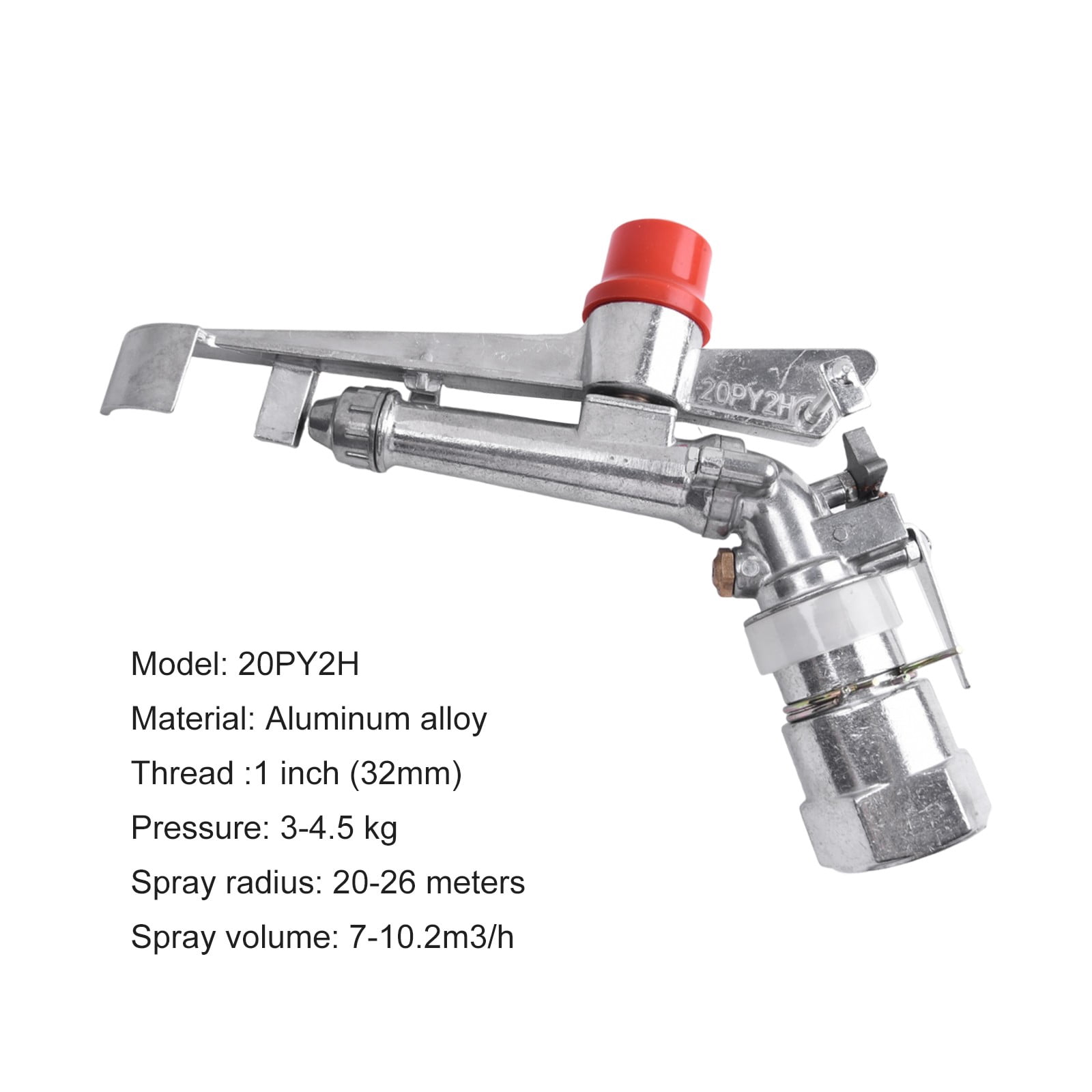 RANMEI Adjustable 1 Inch Lawn Sprinkler For Efficient Irrigation Suitable For Garden Crop And Dust Control Applications