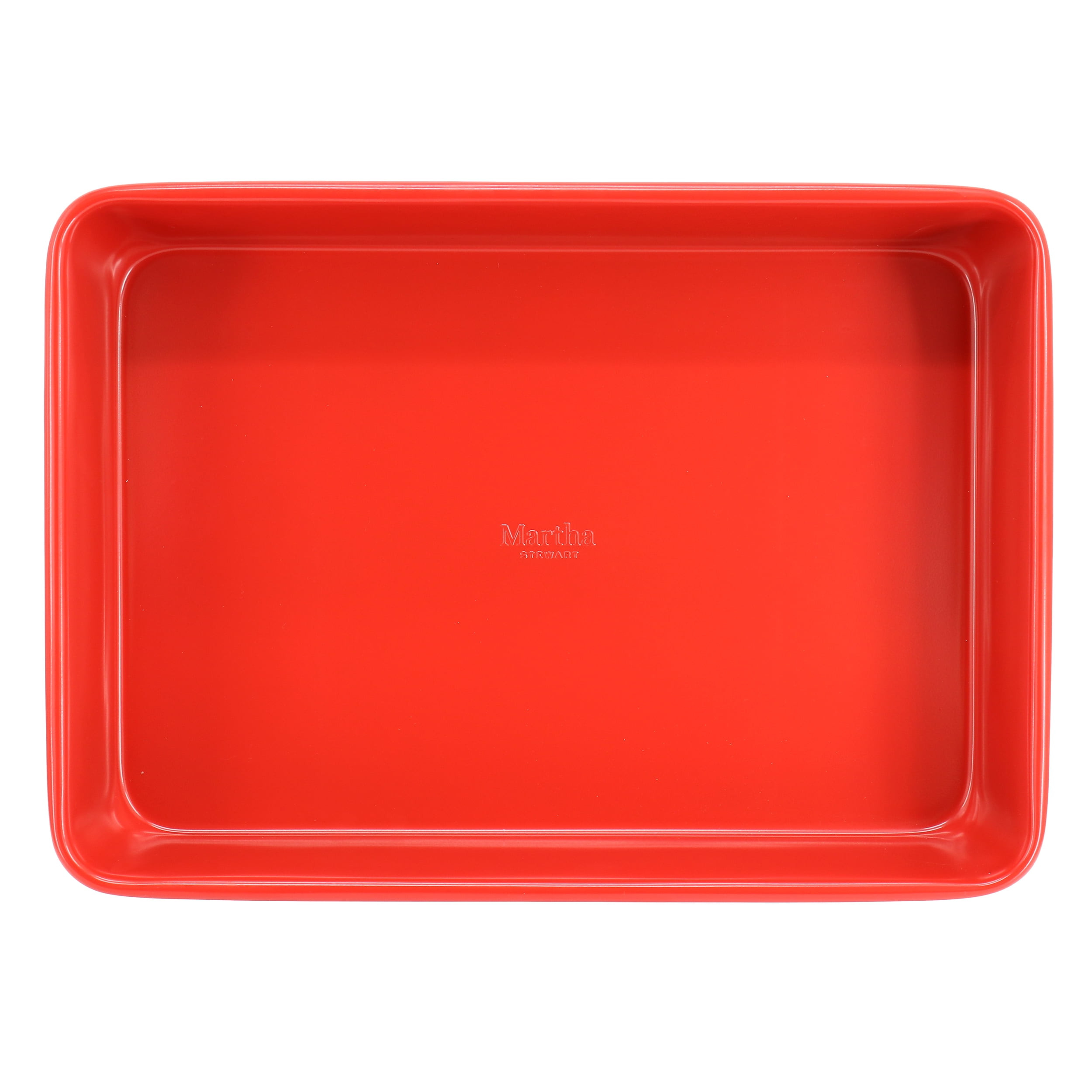 Martha Stewart Everyday 3 Piece Carbon Steel Bakeware Set in Red and Plaid