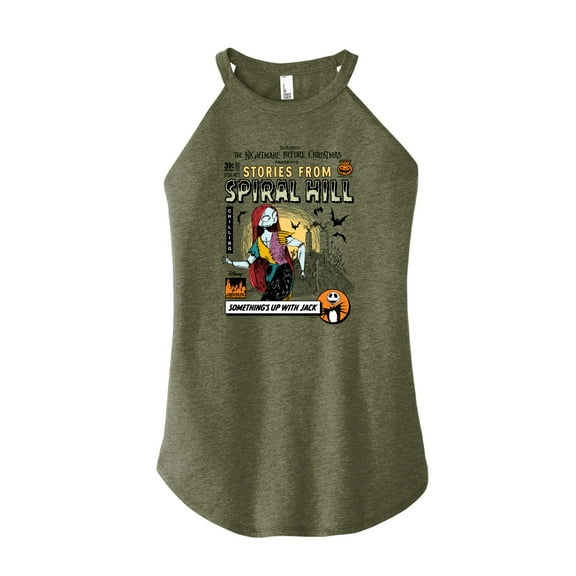 Disney - The Nightmare Before Christmas - Something's Up With Jack - Juniors High Neck Tank Top