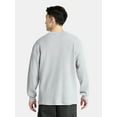 thumbnail image 3 of No Boundaries Thermal Tee with Long Sleeves, Men's & Big Men's, 3 of 5