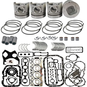 Seapple 4JB1 Engine Rebuild Kit no Liner Valve Compatible with Isuzu Mustang Bobcat Loader Replacement
