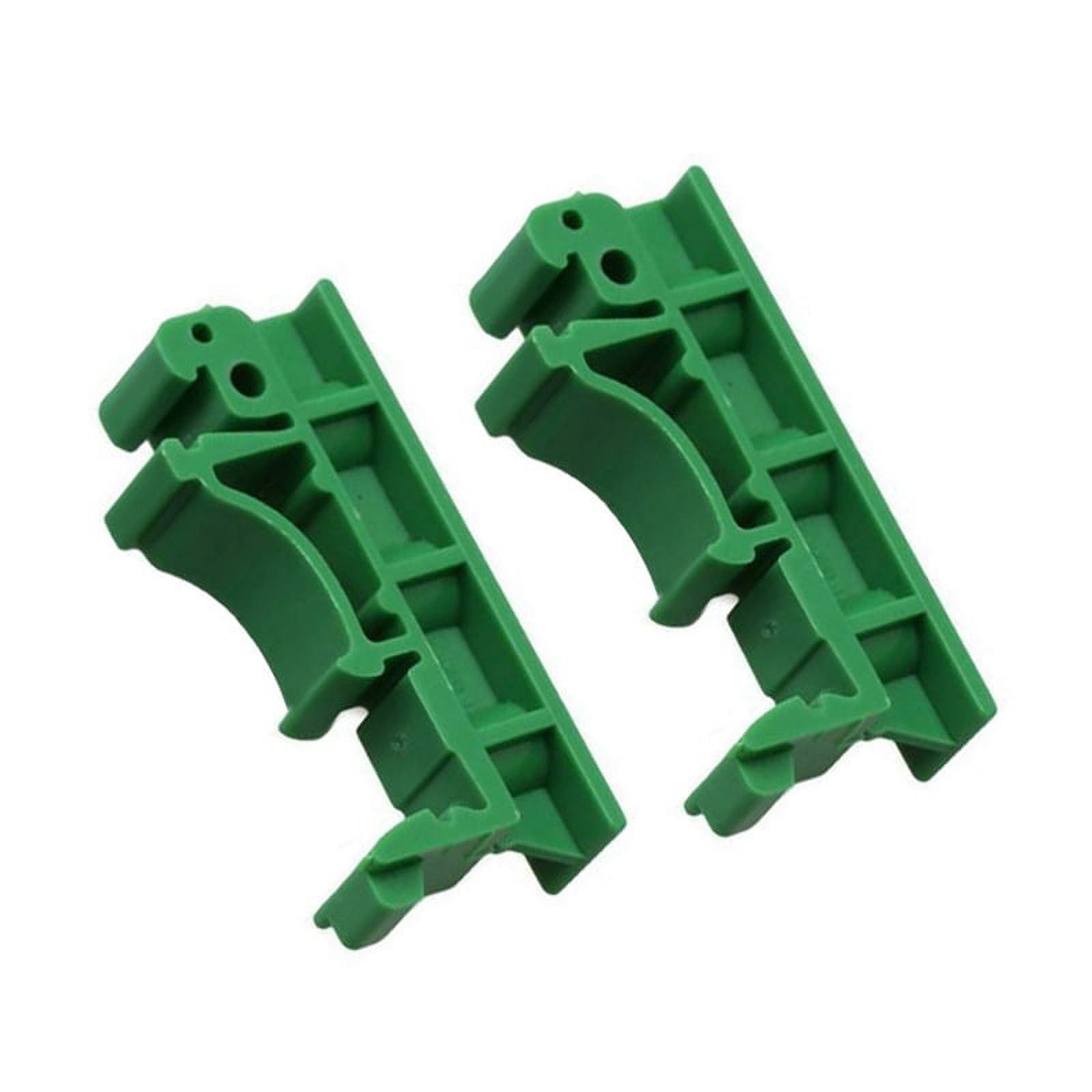 100Pcs DRG-01 PCB for DIN 35 Rail Mount Mounting Support Adapter Circuit Board Bracket Holder Carrier Clips Connectors