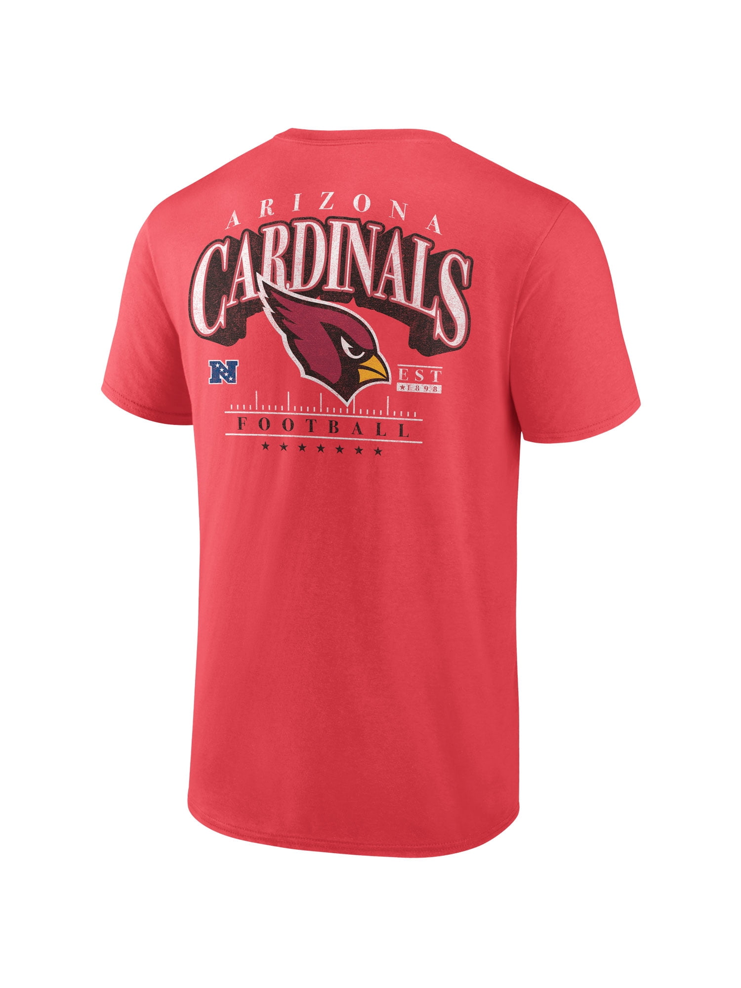 NFL Arizona Cardinals Men's Cotton Faded Red Short Sleeve T-Shirt