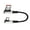 0.25m-double elbow, variant on Short USB to Type C Fast Charging Cable with 90 Degree Elbow Data Cord for Smartphones and Tablets
