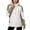 Khaki, variant on Removable Hood Water Resistant Outdoor Coat for Women, Color Block Windproof, Casual Breathable Hiking Jacket, 1 Piece, M-4XL, Plus Size Friendly