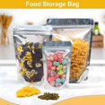 thumbnail image 5 of Reusable Aluminium Foil Zipper Food Storage Pouches 6.6x9 Inches 28oz Pack of 50 for Snacks and Meal Prep, 5 of 5