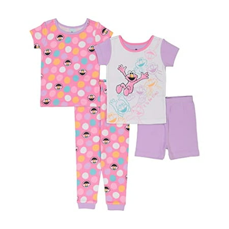 Sesame Street Girls Pajama Set Playful ELMO 2T Walmart