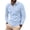 BO41_Light Blue, variant on Lumtrix Men's Polo Shirts 1/2 Zip Long Sleeve Classic T-Shirts Casual Golf Shirts Stylish Collared Tee Light Blue M