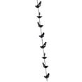 thumbnail image 2 of Cadenas de protección contra aves para canaletas, recolectores de agua de lluvia de metal para exteriores 8 pájaros, 2 of 9