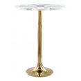 thumbnail image 3 of Mesa Lateral Kessa Muebles Scallop Oro Blanco, 3 of 5