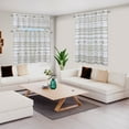 thumbnail image 2 of Yiwa Boho Window Valance 1 Panel Geometric Printed Pattern Kitchen Curtains Valance Bohemian Modern Tribal Folk Kitchen Valance for Home Decor, Coffee, 52 x 15inch, 2 of 5