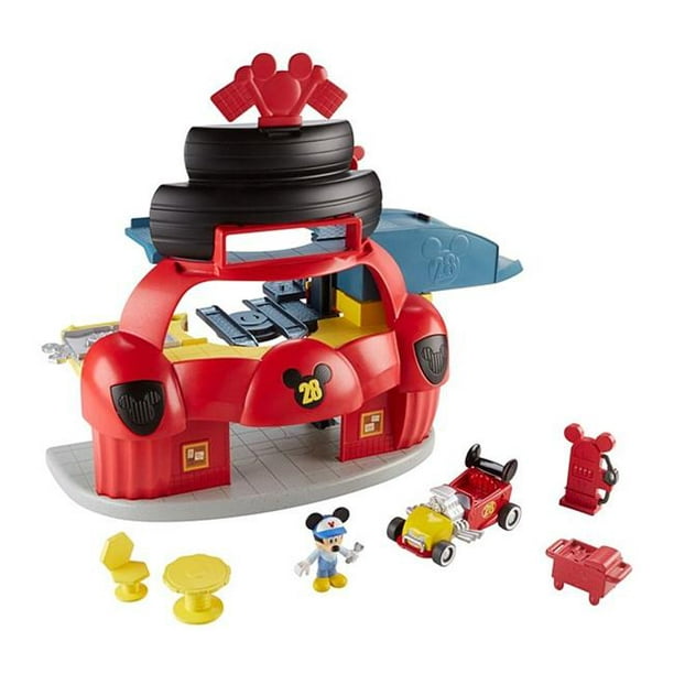 Fisher-Price DTT85 Roadster Racers Garage Disney Mickey Mouse Clubhouse